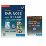Diseases of Ear, Nose, and Throat and Head & Neck Surgery - 8th Edition + Manual of Clinical Cases - 2nd Edition Medical Textbook