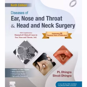 Diseases of Ear Nose Throat and Head Neck Surgery 9th Edition Book Cover