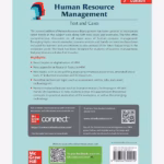 Human Resource Management 9th Edition Text and Cases by K Aswathappa back cover with book details