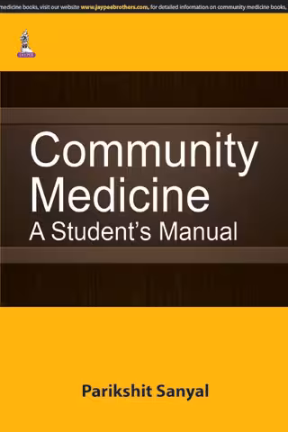 Community Medicine A Student'S Manual - 1st Edition Reprint