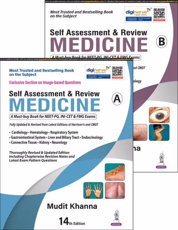Self Assessment & Review Medicine (Part A & B) - 14th Edition Reprint