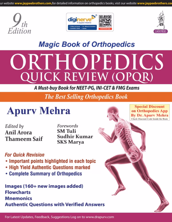 Orthopedics Quick Review (Opqr) - 9Th Edition Reprint