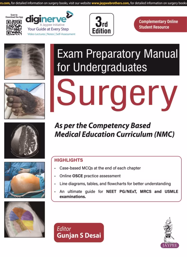 Exam Preparatory Manual for Undergraduates Surgery - Third Edition Reprint