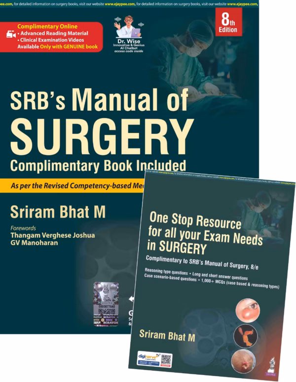 Srb'S Manual of Surgery Complimentary Book Included - 8Th Edition