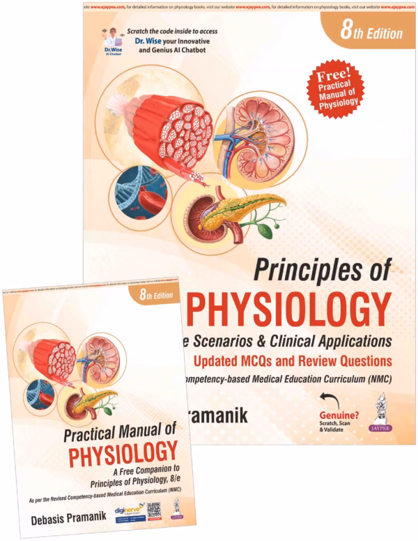 Principles of Physiology with Free Practical Manual of Physiology - 8Th Edition Reprint
