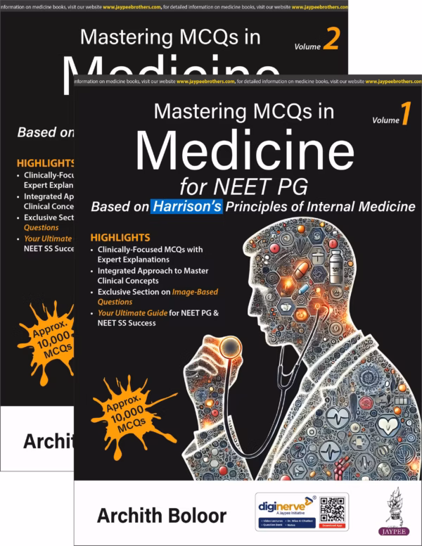 Mastering Mcqs in Medicine for Neet Pg (2Vols) - 1st Edition
