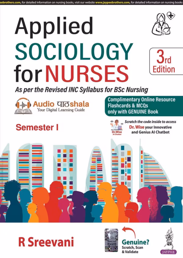 Applied Sociology for Nurses (Semester-1) - Third Edition Reprint