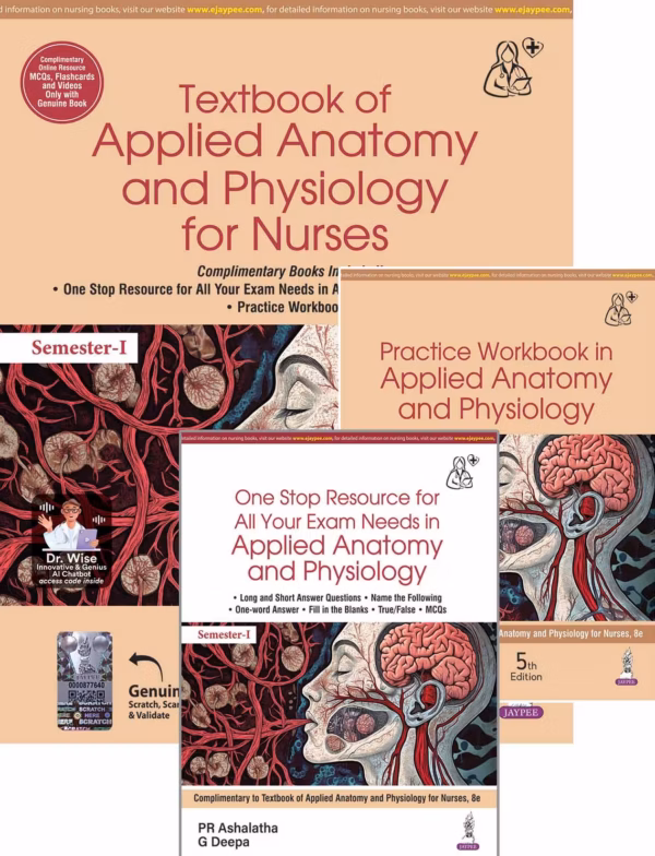 Textbook of Applied Anatomy and Physiology for Nurses (Complimentary Books Included) - 8Th Edition