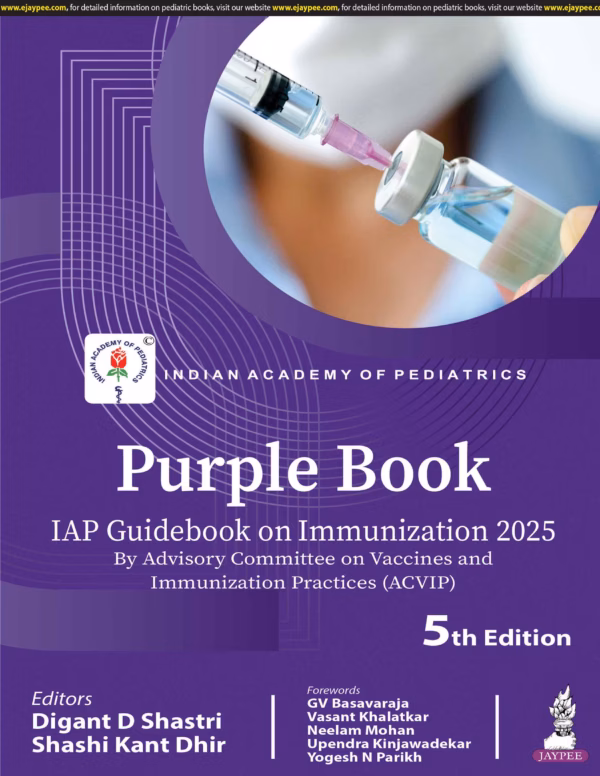 Purple Book Iap Guidebook On Immunization 2025 - 5th Edition