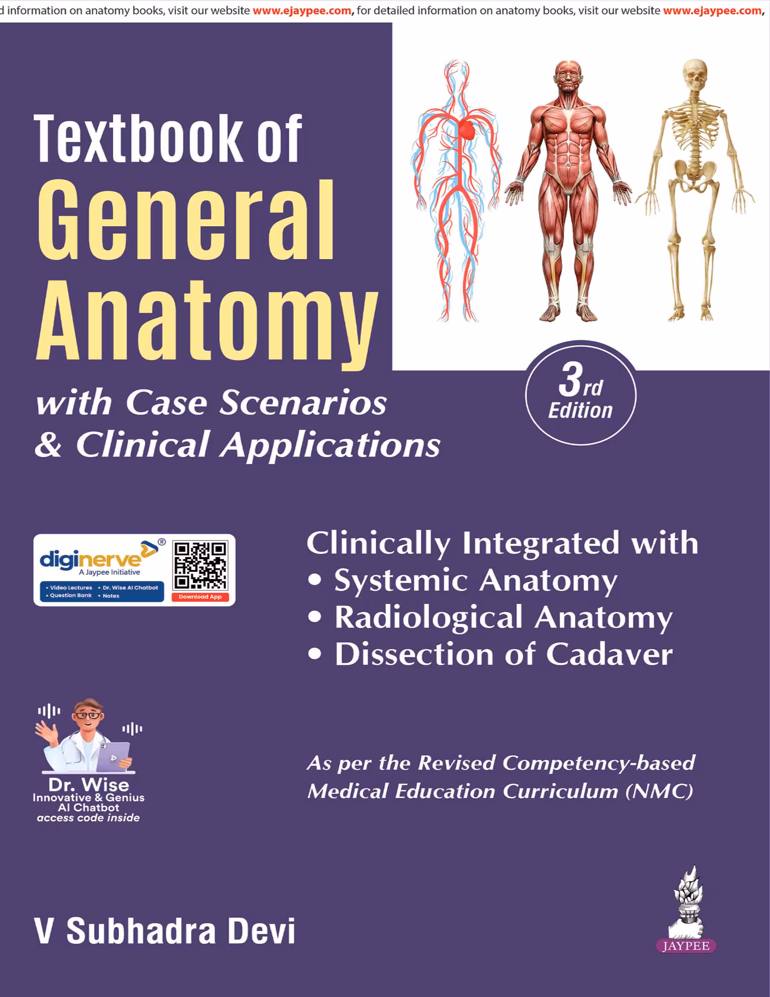 Textbook of General Anatomy with Case Scenarios & Clinical Applications - Third Edition