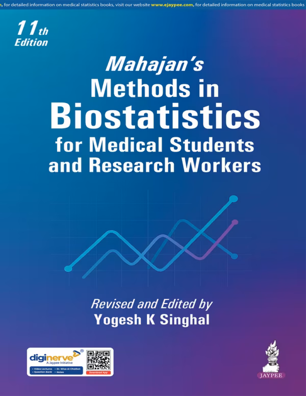 Mahajan'S Methods in Biostatistics for Medical Students and Research Workers - 11Th Edition