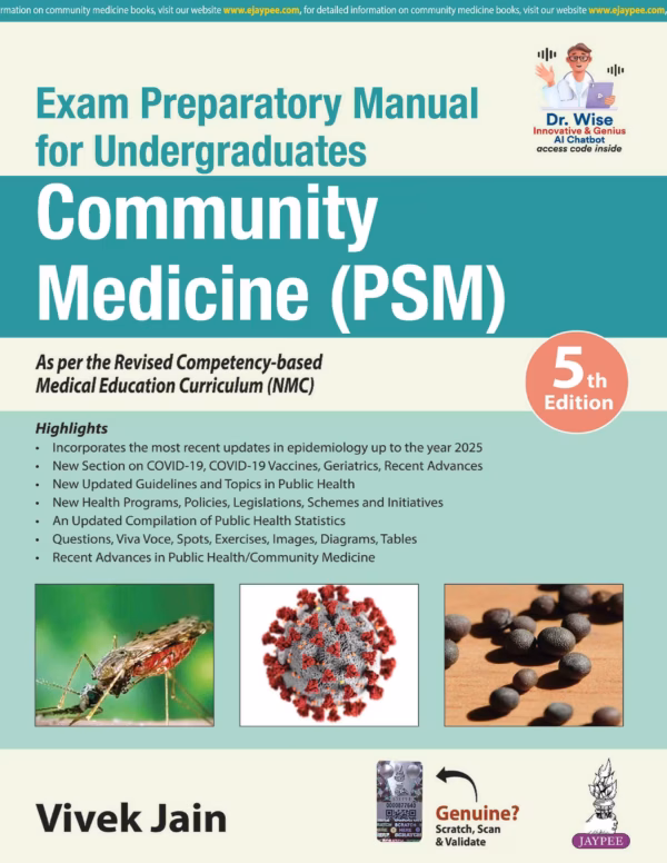 Exam Preparatory Manual for Undergraduates Community Medicine (Psm) - 5th Edition