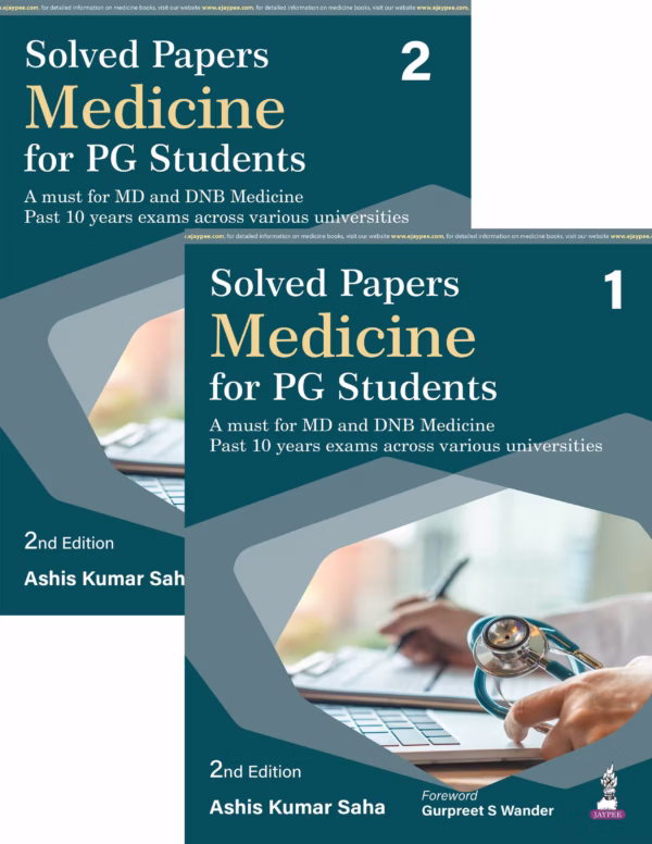 Solved Papers Medicine for Pg Students (2Vols) - 2nd Edition