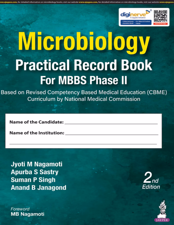 Microbiology Practical Record Book for Mbbs Phase Iind - 2nd Edition