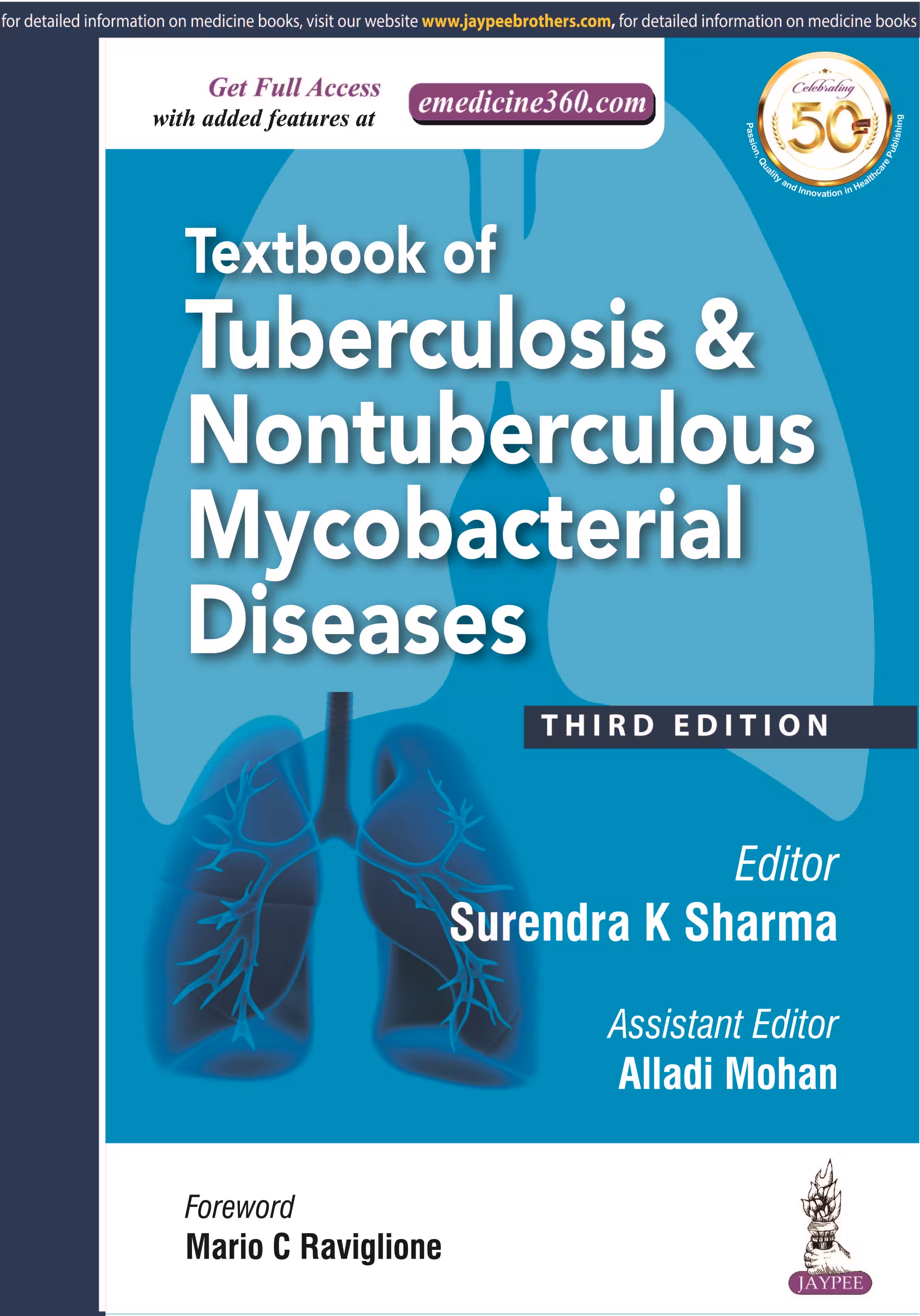 Textbook of Tuberculosis & Nontuberculous Mycobacterial Diseases - Third Edition Reprint