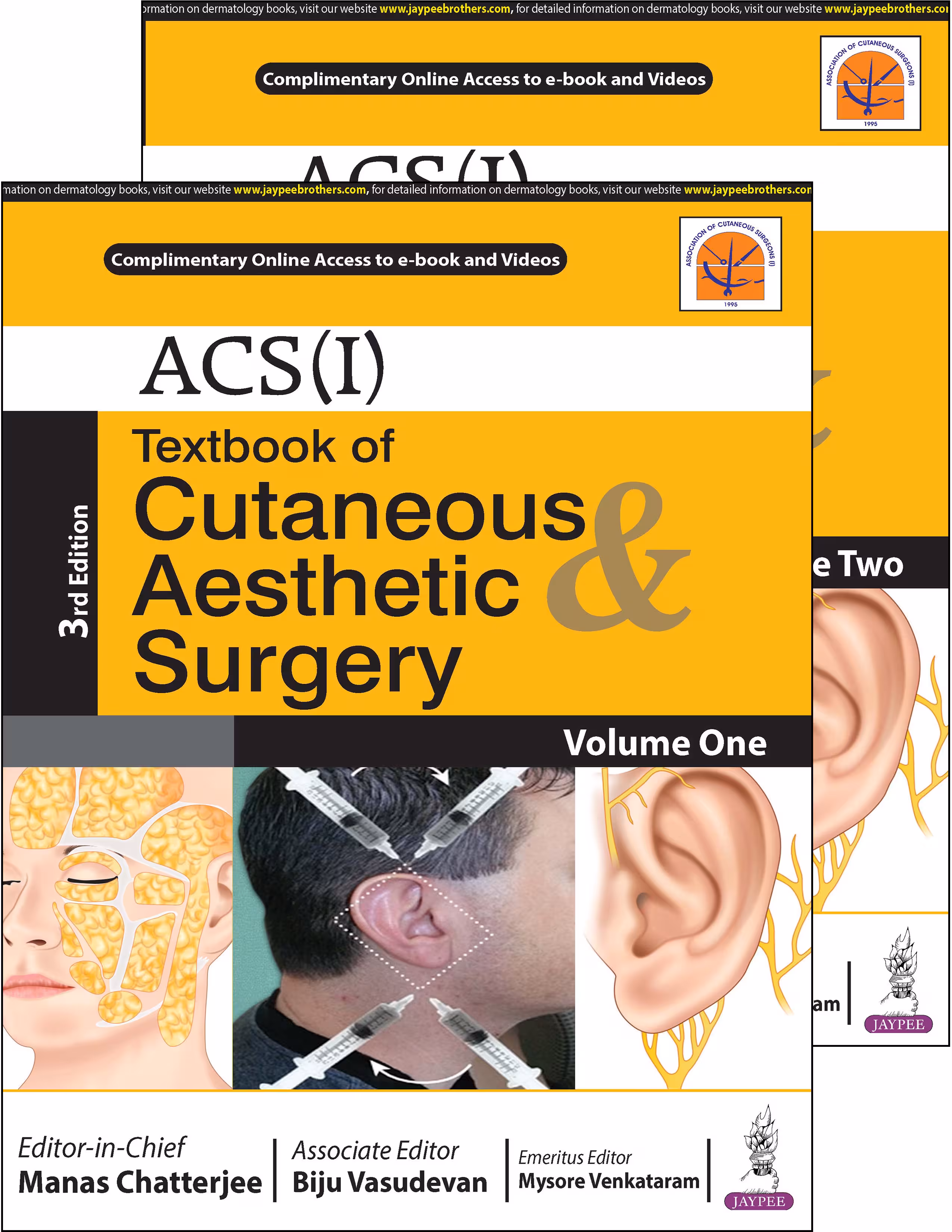 Acs(I) Textbook of Cutaneous & Aesthetic Surgery (2Vols) - Third Edition